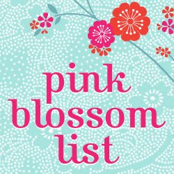 pink blossom list button