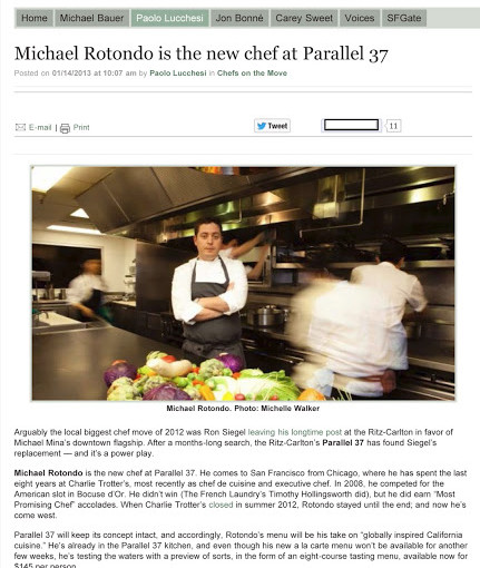 inside scoop sf michael rotondo is the new chef at parallel