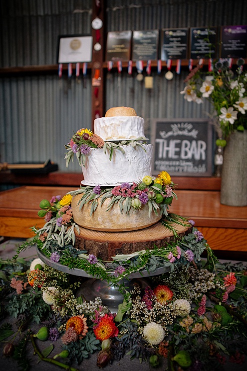 cheese tower at the winery sf wedding