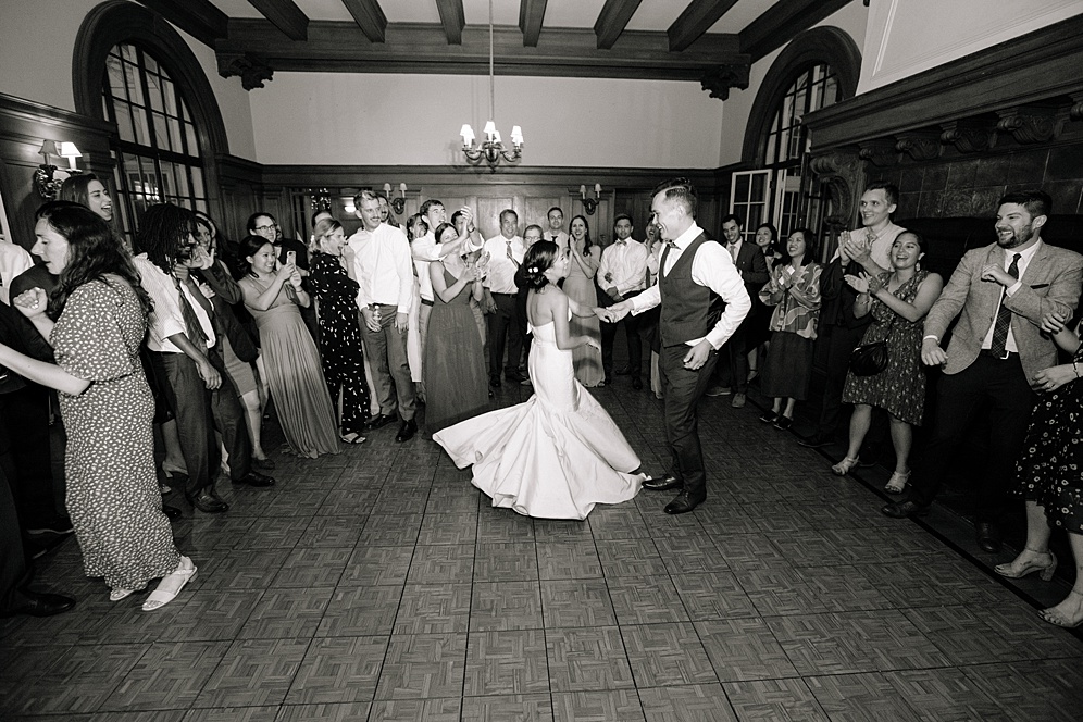 Villa Montalvo Wedding Dancing